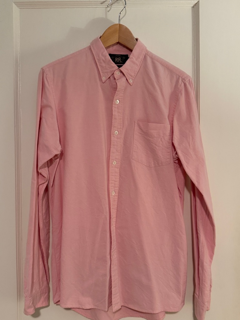 Ralph Lauren Double RL Men’s Light Pink Oxford Button-Down Shirt